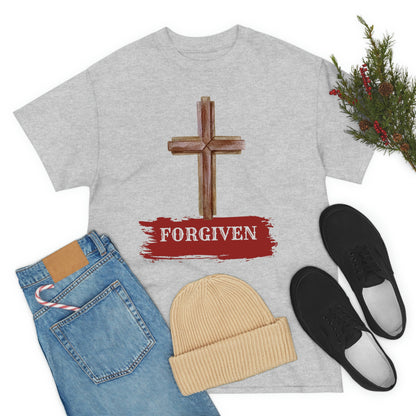 Forgiven - Mens's Christian Cotton Tee