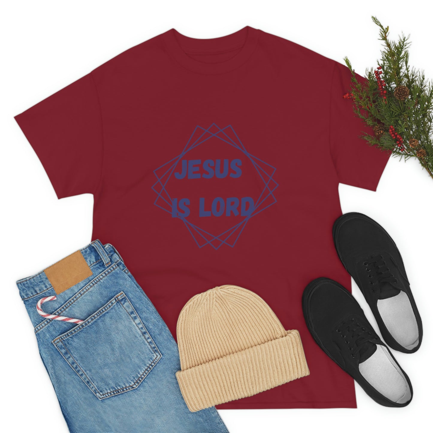 Jesus is Lord - Men's Christian Cotton Tee