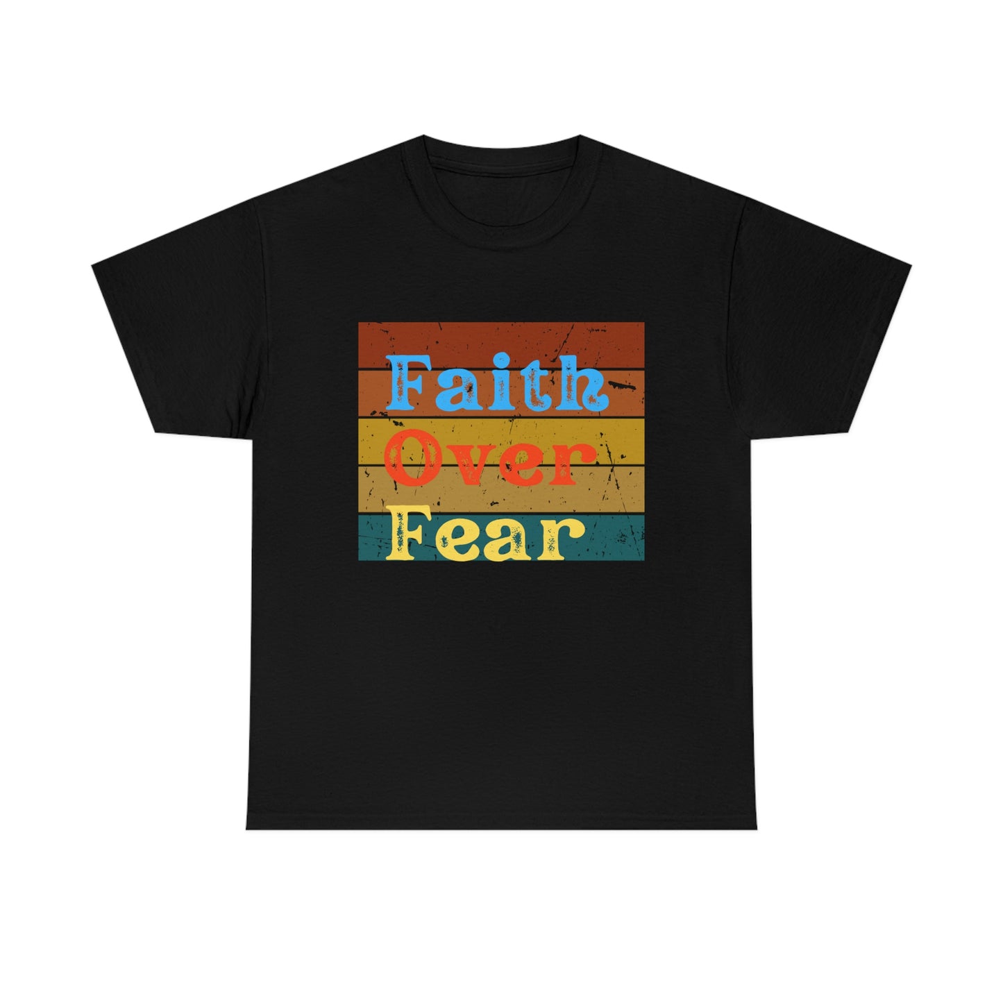 Faith Over Fear - Women's Christian Cotton Tee