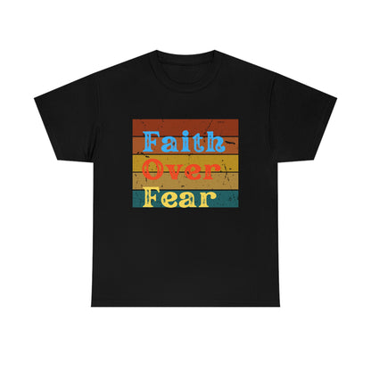 Faith Over Fear - Women's Christian Cotton Tee