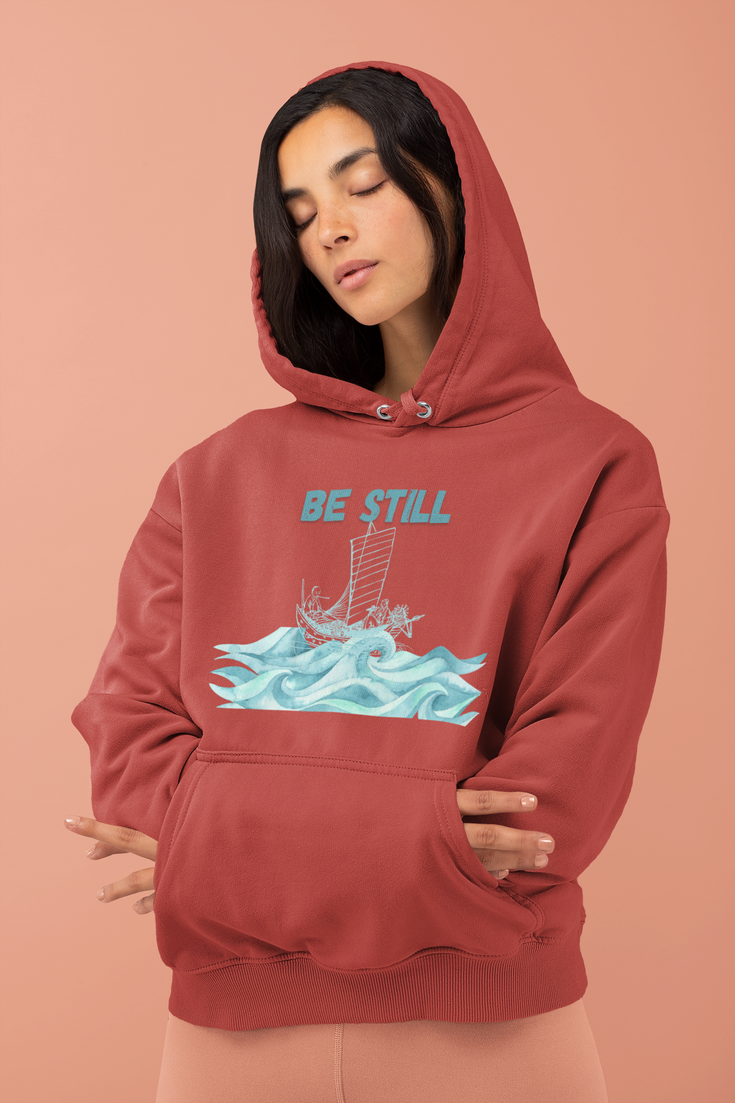 Be Still - Women's Christian Hooded Sweatshirt