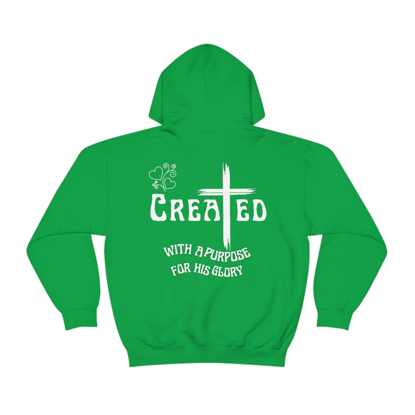 Created for His Glory - Women's Christian Hooded Sweatshirt