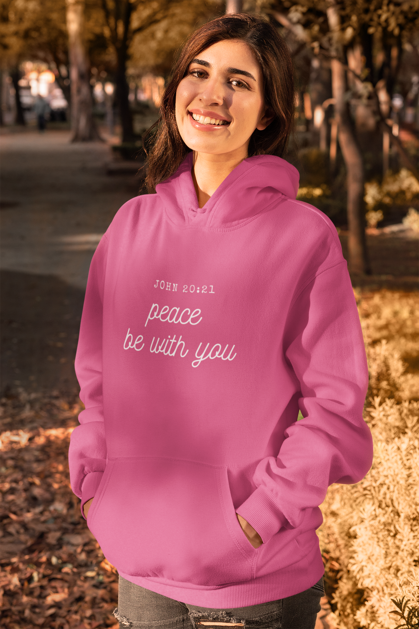 Peace - Women's Christian Hooded Sweatshirt