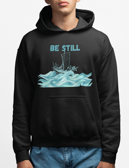Be Still - Men's Christian Hooded Sweatshirt